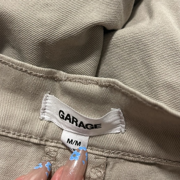 GARAGE WIDE LEG CARGO PANTS. - Picture 2 of 4